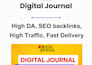 publish article press release on digital journal